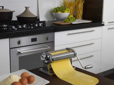 Marcato Atlas 150 Roller Pasta Machine, Made In Metallic