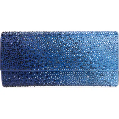 Judith Leiber Couture Perry Crystal Embellished Satin Clutch