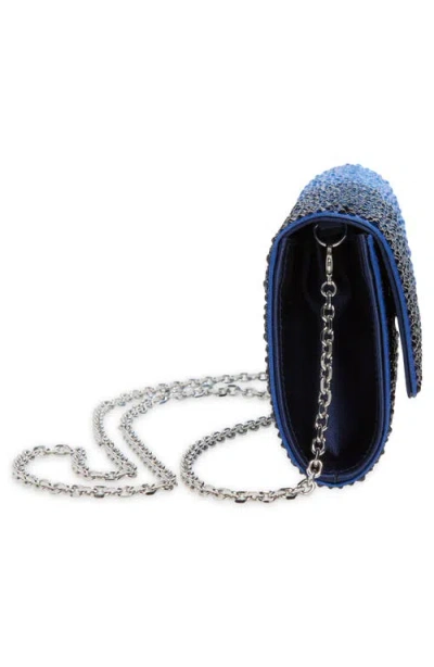 Judith Leiber Couture Perry Crystal Embellished Satin Clutch