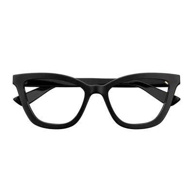 Gucci Wayfarer Lens Logo Frame In Black
