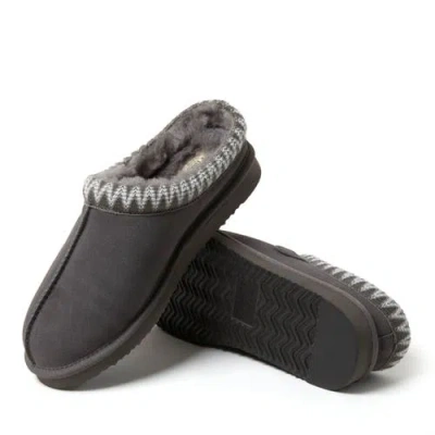 Dearfoams Fireside Grafton Genuine Shearling Clog Slipper With Taping