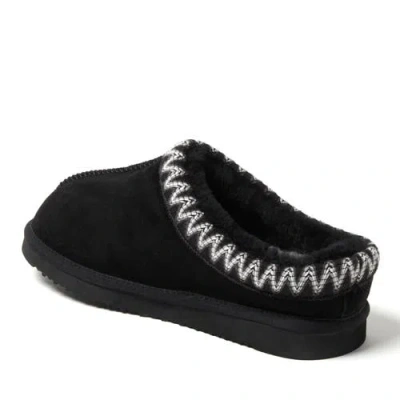 Dearfoams Fireside Grafton Genuine Shearling Clog Slipper With Taping