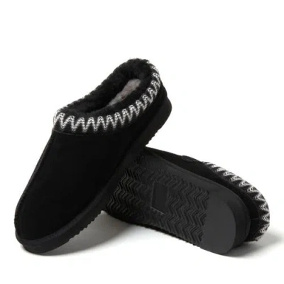 Dearfoams Fireside Grafton Genuine Shearling Clog Slipper With Taping