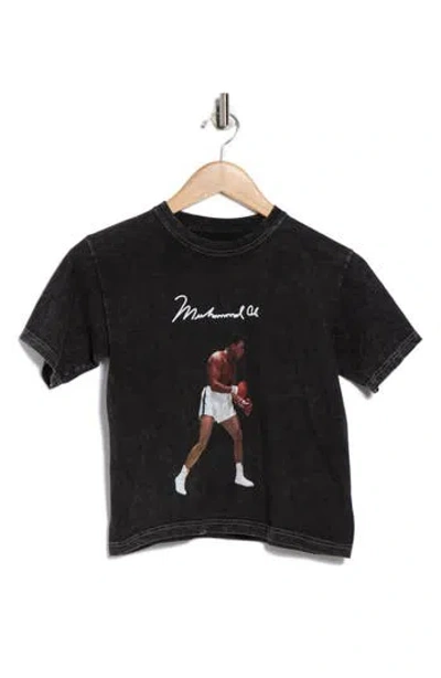 Philcos Kids' Muhammad Ali Boxing Graphic T-shirt In Black