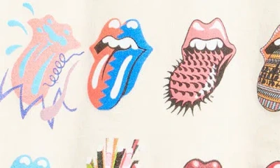 Philcos Kids' Rolling Stones Collection Cotton Graphic T-shirt In Neutral