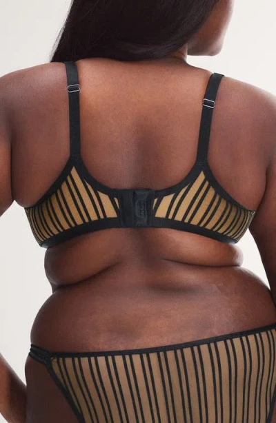 Savage X Fenty Strappy Hour Lightly Lined Semi-demi Bra In Multi