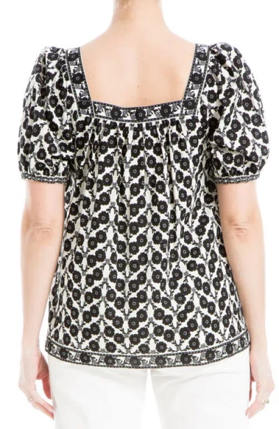 Max Studio Puff Sleeve Top