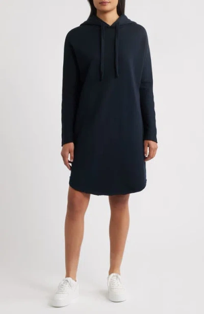 Frank & Eileen Mini James Hoodie Dress In Blue