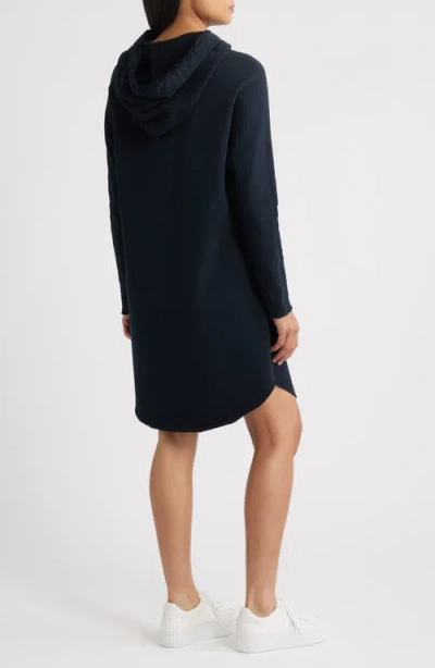 Frank & Eileen Mini James Hoodie Dress In Blue