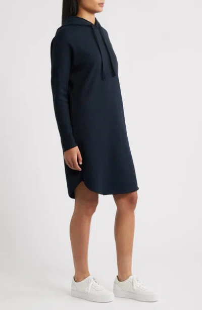 Frank & Eileen Mini James Hoodie Dress In Blue