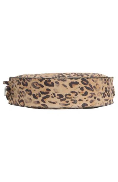 Steve Madden Suede Half Moon Crossbody Bag