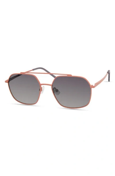 Eco Thyme 52mm Polarized Aviator Sunglasses