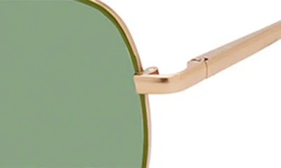 Eco Trinidad 56mm Polarized Aviator Sunglasses