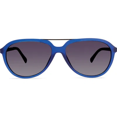 Eco Tiber 56mm Polarized Shield Sunglasses