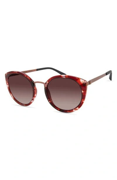 Eco Etna 52mm Polarized Round Sunglasses