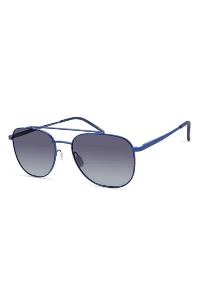 Eco Cebu 56mm Polarized Aviator Sunglasses