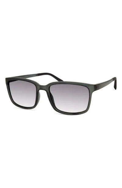 Eco Tule 57mm Square Polarized Sunglasses