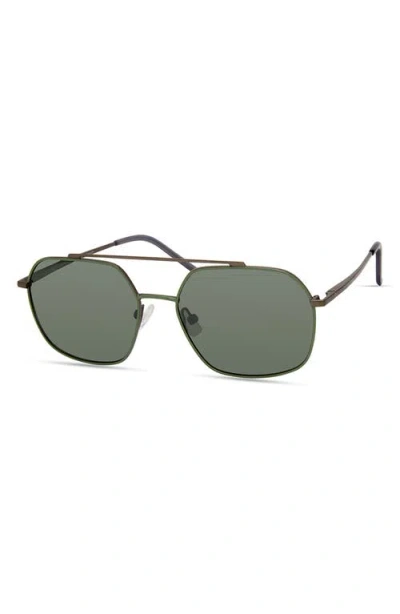 Eco Thyme 52mm Polarized Aviator Sunglasses