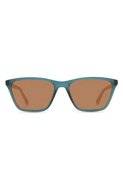 Eco Yun 53mm Polarized Square Sunglasses