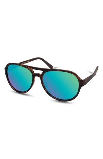 Eco Cimarron 56mm Polarized Shield Sunglasses