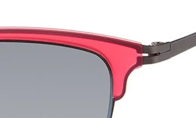 Modo Half Rim Sunglasses In Pink