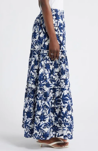 Caslonr Caslon(r) Printed Eyelet Tiered Skirt