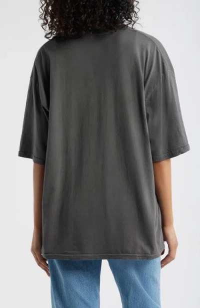Junk Food Pep Club 1998 Oversize Cotton Graphic T-shirt In Gray