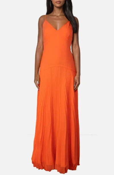 Cami Nyc Jennelyn Chiffon Pleated Gown