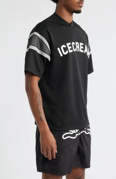 Icecream Pass Oversized Jersey In Black