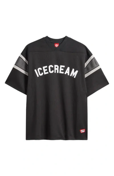 Icecream Pass Oversized Jersey In Black