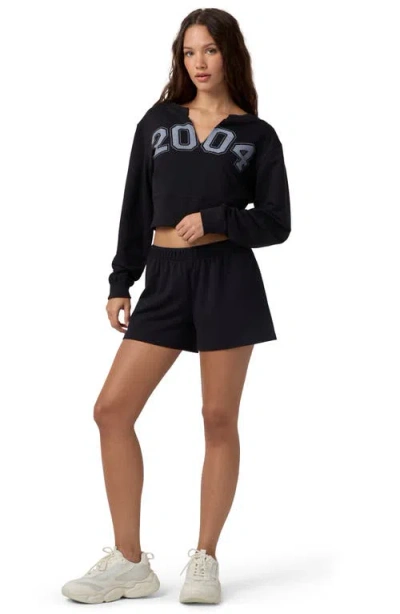 Florence By Mills 2004 Split Neck Sweatshirt In Black