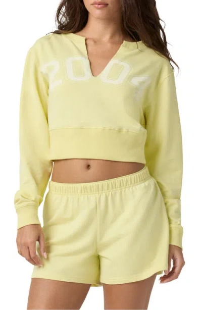 Florence By Mills 2004 Split Neck Sweatshirt In Green
