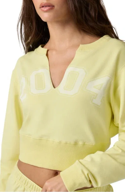 Florence By Mills 2004 Split Neck Sweatshirt In Green