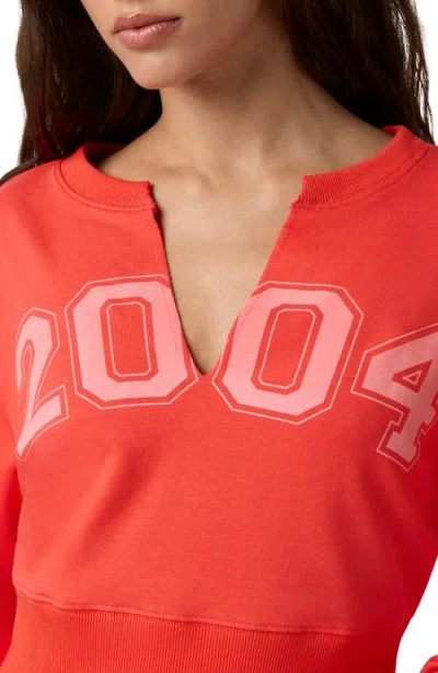 Florence By Mills 2004 Split Neck Sweatshirt