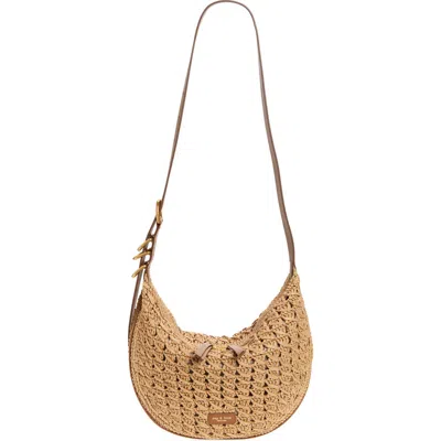 Rag & Bone Medium Mercer Woven Straw Hobo Bag
