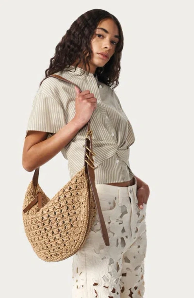 Rag & Bone Medium Mercer Woven Straw Hobo Bag