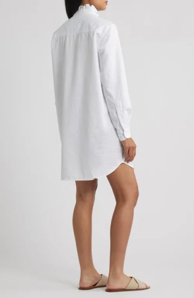 Frank & Eileen Classic Shirtdress In White