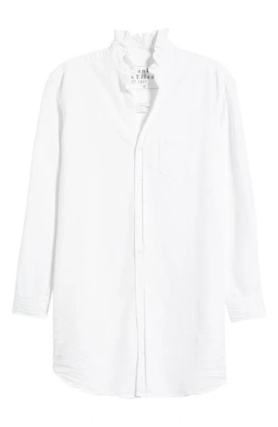 Frank & Eileen Classic Shirtdress In White