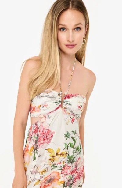Cami Nyc Calliope Floral Print Silk Chiffon Maxi Dress In Multi