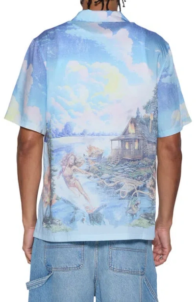 Ksubi Last Summer Print Camp Shirt In Multi