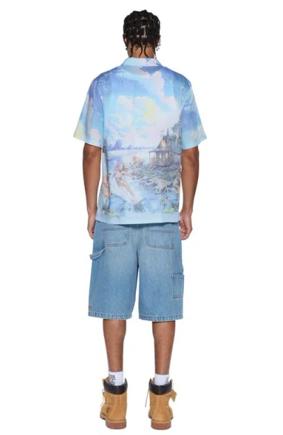 Ksubi Last Summer Print Camp Shirt In Multi