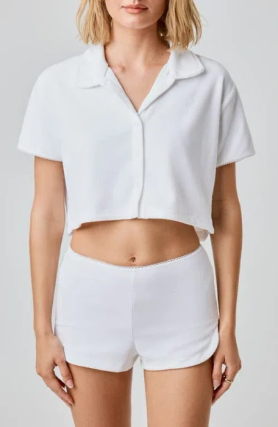 Florence By Mills French Terry Shorts In White