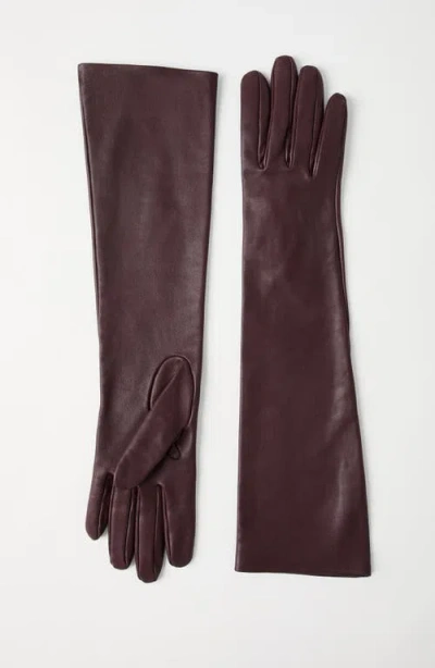 Brunello Cucinelli Long Leather Gloves