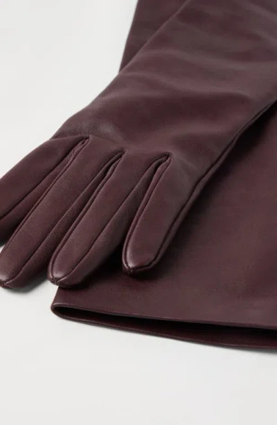 Brunello Cucinelli Long Leather Gloves
