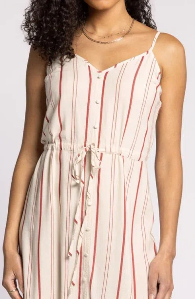 Thread & Supply Winifred Tie Waist Midi Dress In White