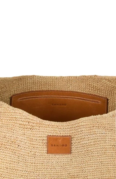 Sandro Raffia Bag