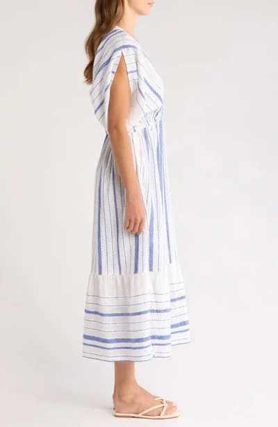 Lemlem Leila Embroidered Cotton Blend Cover-up Sundress In White