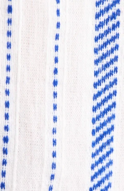 Lemlem Leila Embroidered Cotton Blend Cover-up Sundress In White
