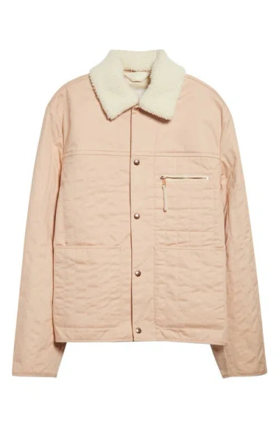 Moncler Veste-chemise Matelassée Kishus X Gilga Farm By Donald Glover In Neutral