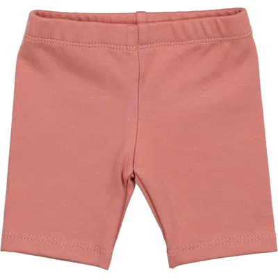 Maniere Manière Stripe Short Leggings In Orange